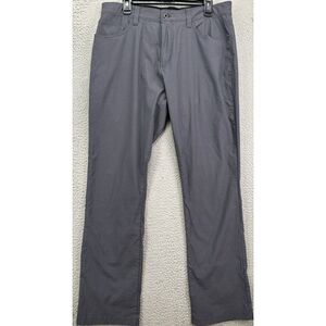 Eddie Bauer Pants Mens‎ 36X32 Grey Nylon Blend Hiking Straight Stretch 5 Pockets